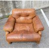 COPPIA POLTRONA DESIGN Afra & Tobia Scarpa "Coronado" B&B SOFA ARMCHAIR ANNI 70