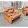 COPPIA POLTRONA DESIGN Afra & Tobia Scarpa "Coronado" B&B SOFA ARMCHAIR ANNI 70