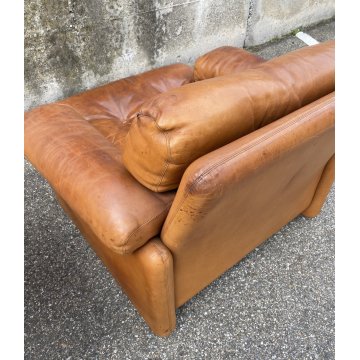 COPPIA POLTRONA DESIGN Afra & Tobia Scarpa "Coronado" B&B SOFA ARMCHAIR ANNI 70