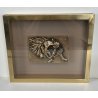 QUADRO BASSORILIEVO BRONZO BALLERINA FRANCO TROIANO FIGURA FEMMINILE DANZATRICE