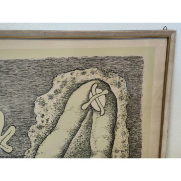 LITOGRAFIA Giuseppe Viviani DOLCI PASQUALI 1963 Stampa Multiplo Numerata 90/190