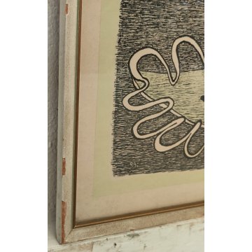 LITOGRAFIA Giuseppe Viviani DOLCI PASQUALI 1963 Stampa Multiplo Numerata 90/190