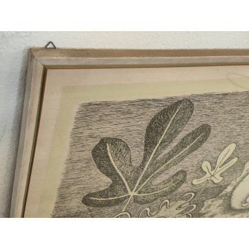 LITOGRAFIA Giuseppe Viviani DOLCI PASQUALI 1963 Stampa Multiplo Numerata 90/190