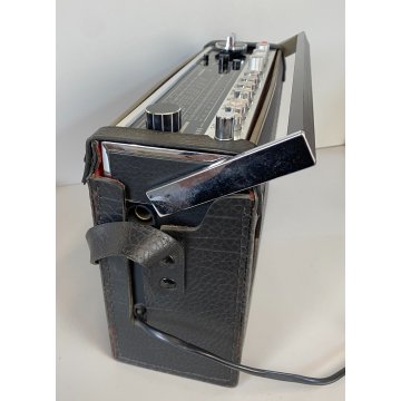 RADIO VINTAGE Grundig C4000 Automatic NERA FUNZIONANTE CUSTODIA ANTENNA '70