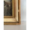 PICCOLO DIPINTO OLIO Giuseppe Solenghi PAESAGGIO URBANO Milano TRENO PIOGGIA 900