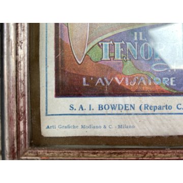 CARTOLINA PUBBLICITARIA TROMBA AUTO Il Tenor Elettrico C.I.C.C.A. ADVERTISEMENT