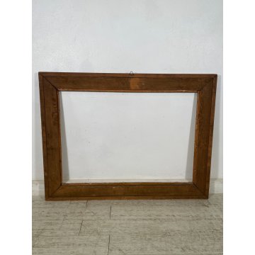 ANTICA GRANDE CORNICE DORATA BAROCCO LEGNO SCOLPITO 93 cm x 123 cm '1800 quadro