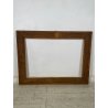ANTICA GRANDE CORNICE DORATA BAROCCO LEGNO SCOLPITO 93 cm x 123 cm '1800 quadro