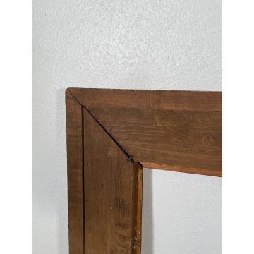 ANTICA GRANDE CORNICE DORATA BAROCCO LEGNO SCOLPITO 93 cm x 123 cm '1800 quadro