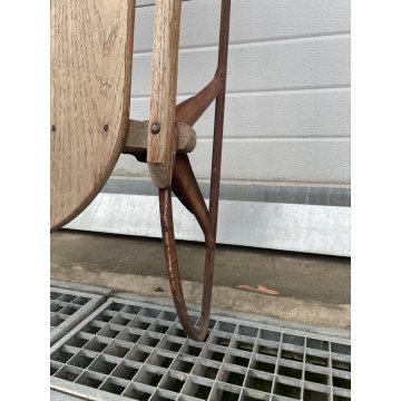 ANTICA SLITTA FLEXIBLE FLYER AIR LINE ANNI 60 LEGNO FERRO SLITTINO SLED RACE