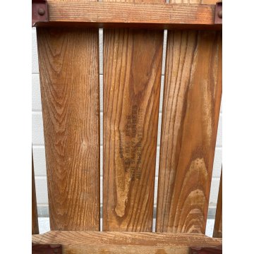 ANTICA SLITTA FLEXIBLE FLYER AIR LINE ANNI 60 LEGNO FERRO SLITTINO SLED RACE