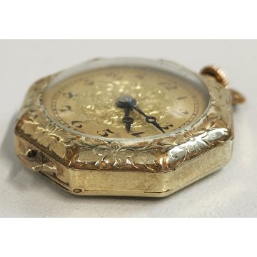 LOTTO 5 pz. OROLOGIO TASCA Monachina ARGENTO 925 epoca 900 Bulova Gold Filled