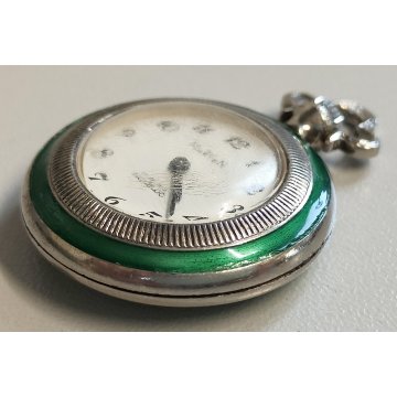 LOTTO 5 pz. OROLOGIO TASCA Monachina ARGENTO 925 epoca 900 Bulova Gold Filled