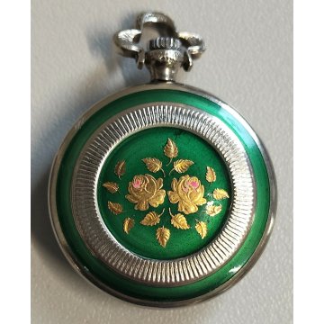 LOTTO 5 pz. OROLOGIO TASCA Monachina ARGENTO 925 epoca 900 Bulova Gold Filled