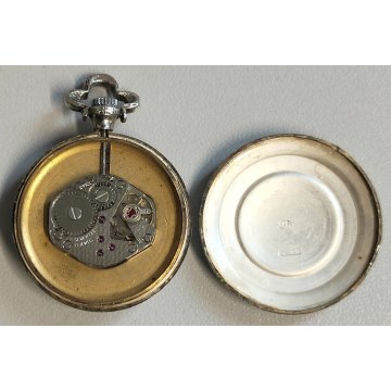 LOTTO 5 pz. OROLOGIO TASCA Monachina ARGENTO 925 epoca 900 Bulova Gold Filled