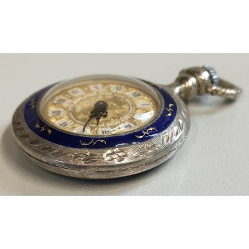 LOTTO 5 pz. OROLOGIO TASCA Monachina ARGENTO 925 epoca 900 Bulova Gold Filled