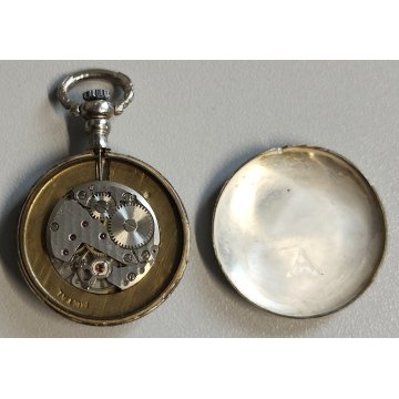 LOTTO 5 pz. OROLOGIO TASCA Monachina ARGENTO 925 epoca 900 Bulova Gold Filled
