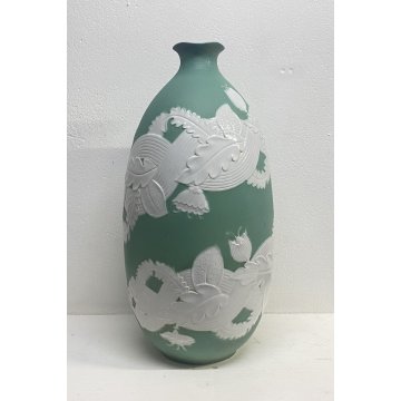 GRANDE VASO CERAMICA Giovanni Gariboldi Richard Ginori ANNI 40 San Cristoforo