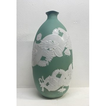GRANDE VASO CERAMICA Giovanni Gariboldi Richard Ginori ANNI 40 San Cristoforo