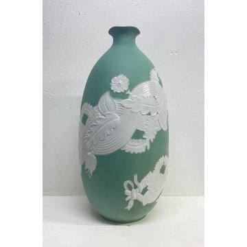 GRANDE VASO CERAMICA Giovanni Gariboldi Richard Ginori ANNI 40 San Cristoforo