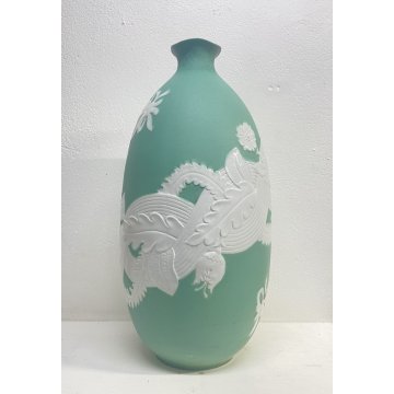 GRANDE VASO CERAMICA Giovanni Gariboldi Richard Ginori ANNI 40 San Cristoforo