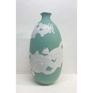 GRANDE VASO CERAMICA Giovanni Gariboldi Richard Ginori ANNI 40 San Cristoforo