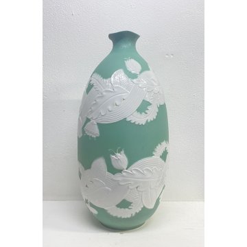 GRANDE VASO CERAMICA Giovanni Gariboldi Richard Ginori ANNI 40 San Cristoforo