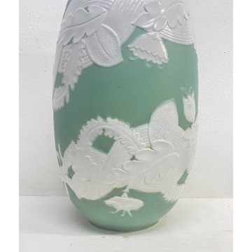 GRANDE VASO CERAMICA Giovanni Gariboldi Richard Ginori ANNI 40 San Cristoforo