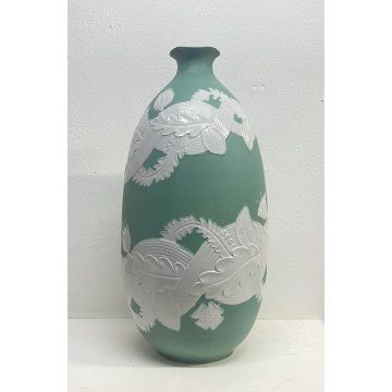 GRANDE VASO CERAMICA Giovanni Gariboldi Richard Ginori ANNI 40 San Cristoforo