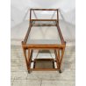 CARRELLO PORTAVIVANDE CASSINA CESARE LACCA ANNI 50 LEGNO VETRO SPECCHIO BAR