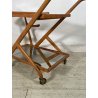 CARRELLO PORTAVIVANDE CASSINA CESARE LACCA ANNI 50 LEGNO VETRO SPECCHIO BAR
