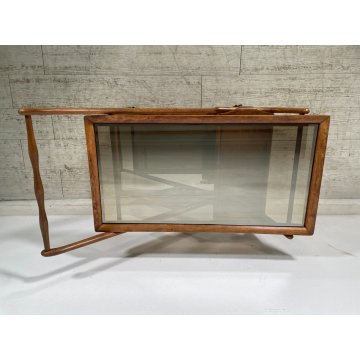 CARRELLO PORTAVIVANDE CASSINA CESARE LACCA ANNI 50 LEGNO VETRO SPECCHIO BAR