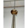 ANTICO LAMPADARIO VETRO MURANO TRASPARENTE Attr. Barovier&Toso VINTAGE ANNI '40