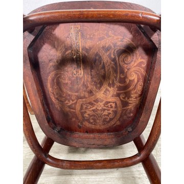 J. & J. Kohn ANTICA COPPIA SEDIA legno FAGGIO CURVATO tipo Thonet CHAIR 1900