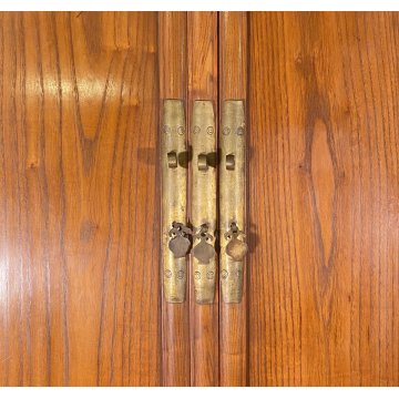 ANTICO ARMADIO CINESE DINASTIA QING PER SPAGHETTI LEGNO OLMO PRIMI 1900 SEGRETO
