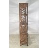 ANTICA ENORME ETAGERE LEGNO CHIARO LIBRERIA CREDENZA 1900 EPOCA ESPOSITORE OLD