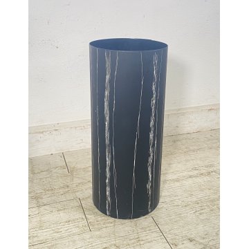 PORTAOMBRELLI DESIGN ANNI 60 ATTR Siva Poggibonsi METALLO SMALTATO NERO CILINDRO