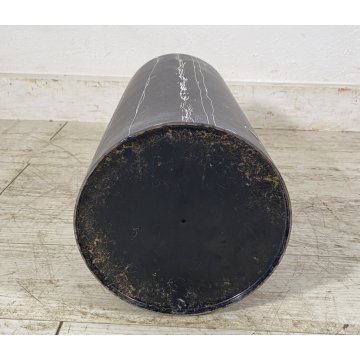 PORTAOMBRELLI DESIGN ANNI 60 ATTR Siva Poggibonsi METALLO SMALTATO NERO CILINDRO