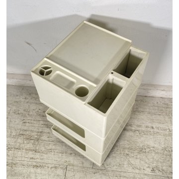 CARRELLO DESIGN Giovanni Pelis PER Neolt ANNI 60 MOBILE UFFICIO VINTAGE PLASTICA