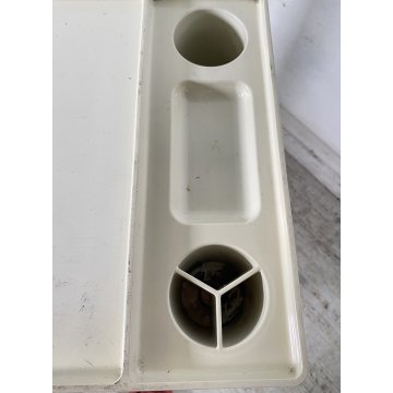 CARRELLO DESIGN Giovanni Pelis PER Neolt ANNI 60 MOBILE UFFICIO VINTAGE PLASTICA