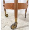 CARRELLO BAR DESIGN ATTR. Franco Campo E Graffi PORTAVIVANDE 1950 LEGNO OTTONE