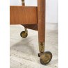 CARRELLO BAR DESIGN ATTR. Franco Campo E Graffi PORTAVIVANDE 1950 LEGNO OTTONE