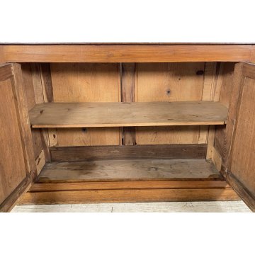 ANTICA PICCOLA CREDENZA DISPENSA PRIMISSIMI 1900 LEGNO CREDENZINA CUCINA EPOCA