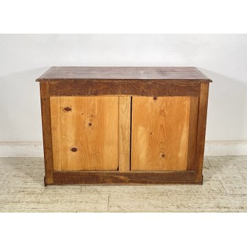 ANTICA PICCOLA CREDENZA DISPENSA PRIMISSIMI 1900 LEGNO CREDENZINA CUCINA EPOCA