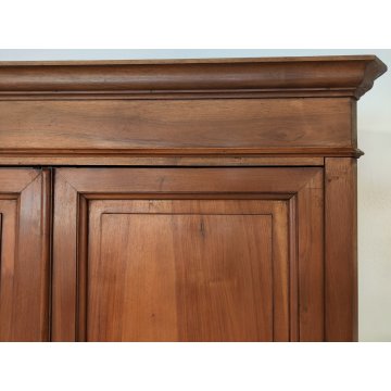 ANTICO ARMADIO LOMBARDO epoca 1800 smontabile GUARDAROBA NOCE ANCIENT WARDROBE
