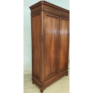 ANTICO ARMADIO LOMBARDO epoca 1800 smontabile GUARDAROBA NOCE ANCIENT WARDROBE