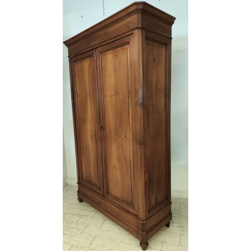 ANTICO ARMADIO LOMBARDO epoca 1800 smontabile GUARDAROBA NOCE ANCIENT WARDROBE