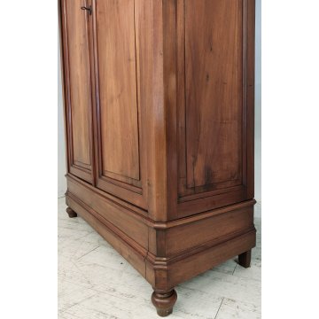 ANTICO ARMADIO LOMBARDO epoca 1800 smontabile GUARDAROBA NOCE ANCIENT WARDROBE
