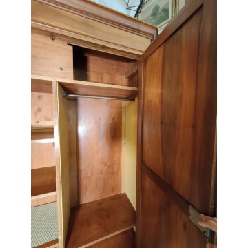 ANTICO ARMADIO LOMBARDO epoca 1800 smontabile GUARDAROBA NOCE ANCIENT WARDROBE