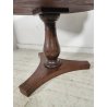 ANTICO TAVOLO ROTONDO ø110 epoca IMPERO 1800 legno NOCE 4 cassetti OLD FURNITURE
